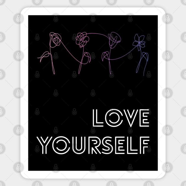 BTS - Love Yourself Sticker by IKIGAISEKAI